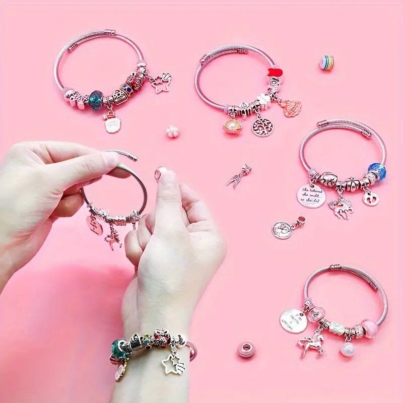 🎅49% OFF 🎁 Girls Charm Bracelet Making Kit