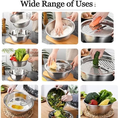 🎁2025 New Year Sale 50% OFF🔥Germany Multifunctional Stainless Steel Basin