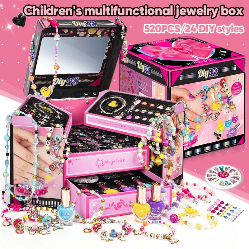 🎅49% OFF 🎁 Girls Charm Bracelet Making Kit