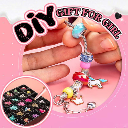 🎅49% OFF 🎁 Girls Charm Bracelet Making Kit